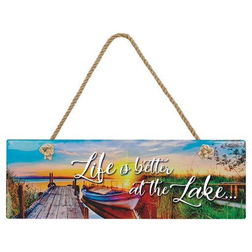 [SBL281] 11 3/4" x 4" Sublimatable Rectangle Ceramic Wall Decor with String