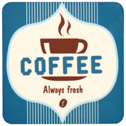 [UN5523] 2.25" x 2.25" Gloss White Unisub FRP Square Magnet with Rounded Corners
