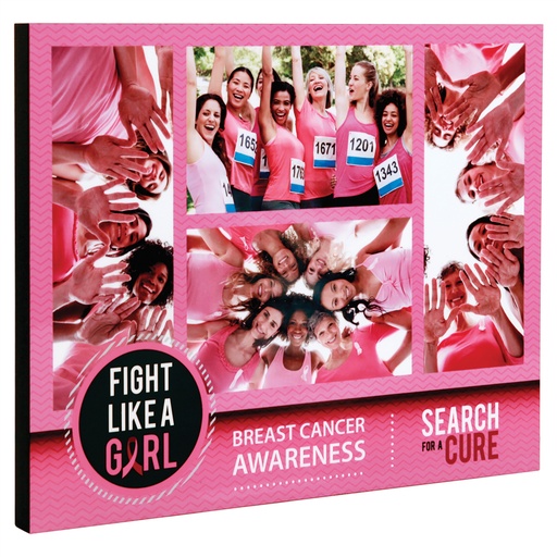 [UN5664] 8" x 10" Unisub Sublimatable Plaque with Black Flat Profile Edge