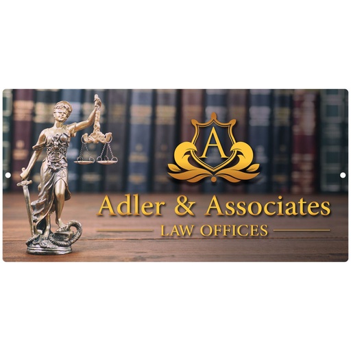 [UN4794] 16" x 8" Gloss White Unisub Rectangle Building Sign