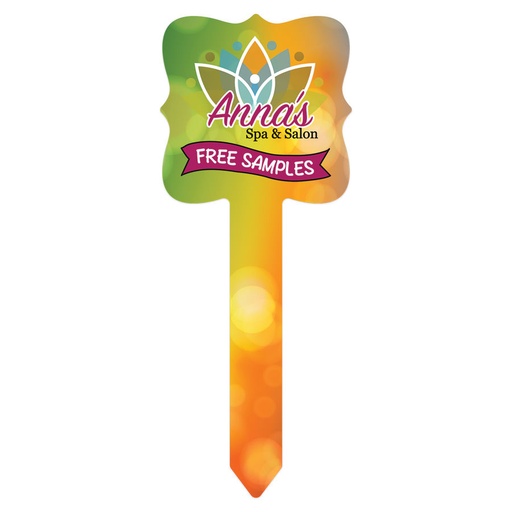 [UN4770] 2.75" x 7" Gloss White Unisub Prague Garden Stake