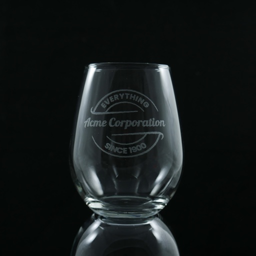 [GLS002_12oz] Libbey 217 12 oz. Stemless White Wine Glass