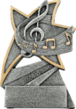 [JSR108] 5 1/2" Music Jazz Star Resin