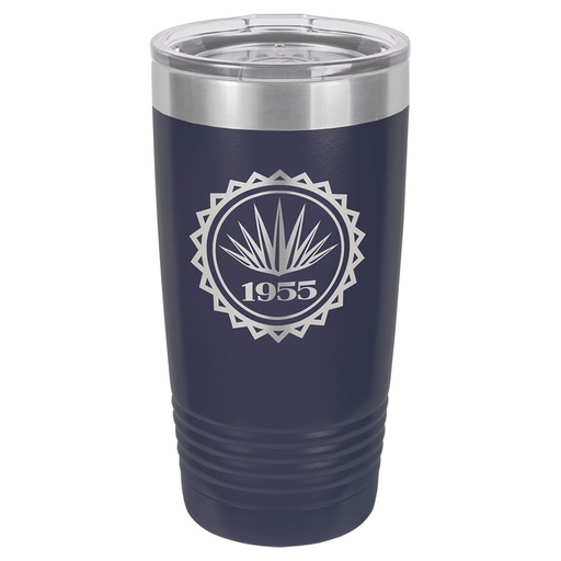 [LTM7211] Polar Camel 20 oz. Navy Blue Ringneck Vacuum Insulated Tumbler w/Clear Lid