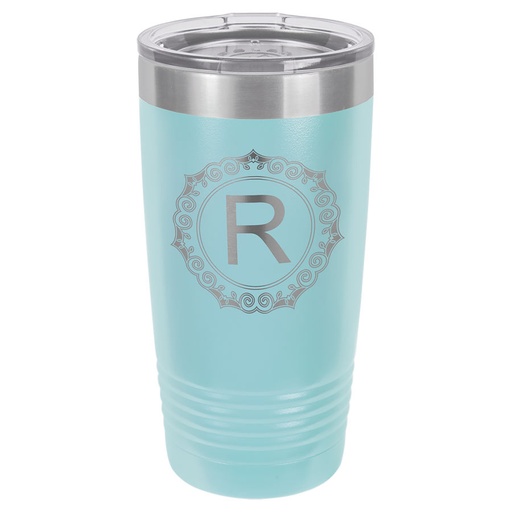 [LTM7207] Polar Camel 20 oz. Light Blue Ringneck Vacuum Insulated Tumbler w/Clear Lid