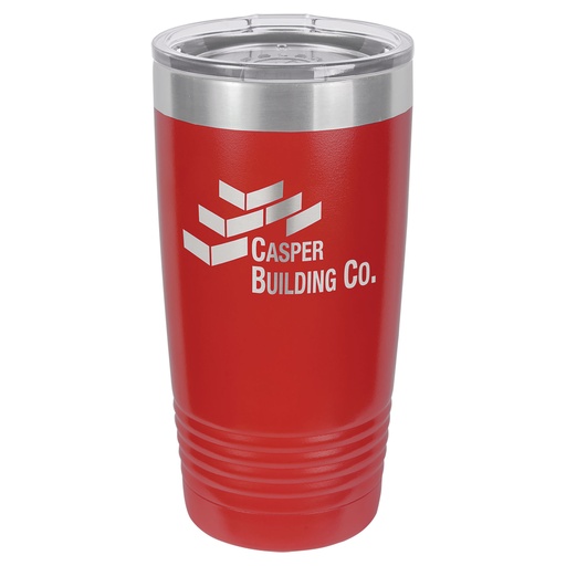 [LTM7203] Polar Camel 20 oz. Red Ringneck Vacuum Insulated Tumbler w/Clear Lid