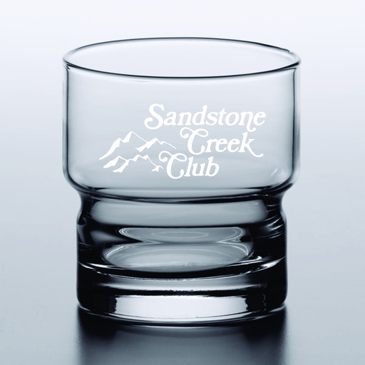 [GLS-L12037] Libbey 12037 Newton 10 oz. Stackable Rocks / Old Fashioned Glass