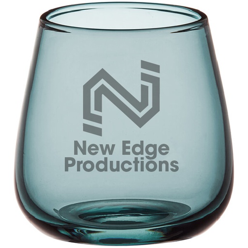 [GLS-A9509BL] Pangea 13 oz. Blue Stemless Wine Glass