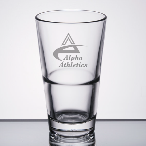 [GLS-L15789] Libbey Restaurant Basics 14 oz. Rim Tempered Stackable Mixing Glass