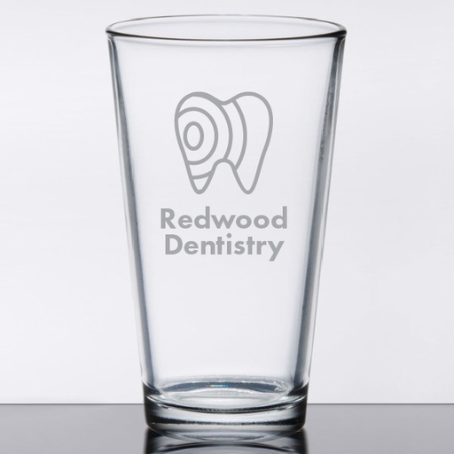 [GLS-L1637] Libbey Restaurant Basics 20 oz. Rim Tempered Mixing Glass