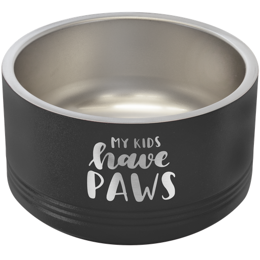 [LPB001] Polar Camel 18 oz. Black Pet Bowl