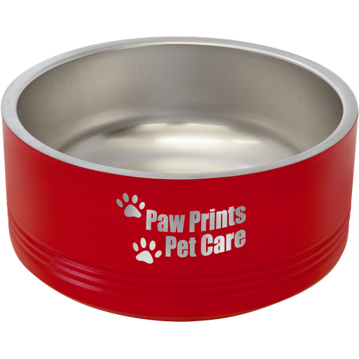 [LPB022] Polar Camel 32 oz. Red Pet Bowl