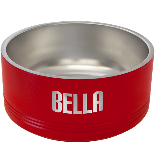[LPB042] Polar Camel 64 oz. Red Pet Bowl