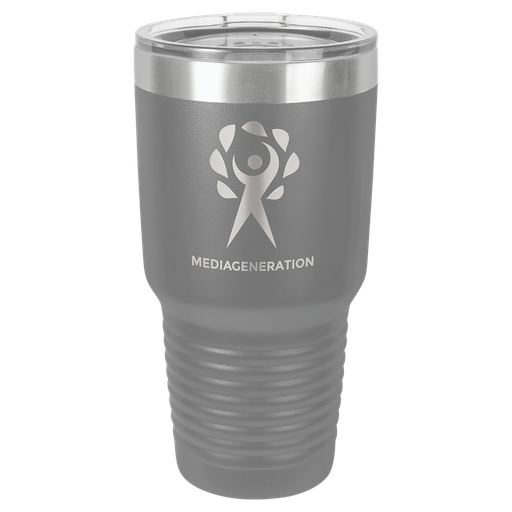 [LTM7310] Polar Camel 30 oz. Dark Gray Ringneck Vacuum Insulated Tumbler w/Clear Lid