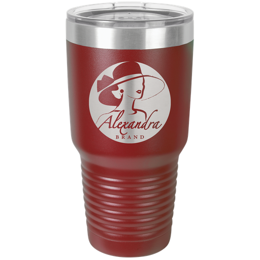 [LTM7313] Polar Camel 30 oz. Maroon Ringneck Vacuum Insulated Tumbler w/Clear Lid