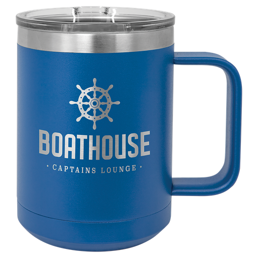 [LCM104] Polar Camel 15 oz. Royal Blue Vacuum Insulated Mug with Slider Lid