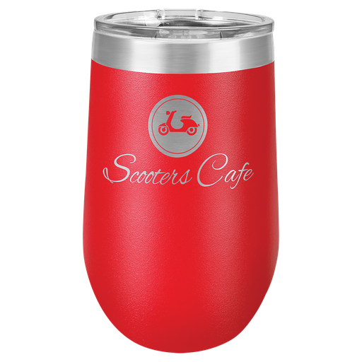[LTM803] Polar Camel 16 oz. Red Vacuum Insulated Stemless Tumbler w/Lid