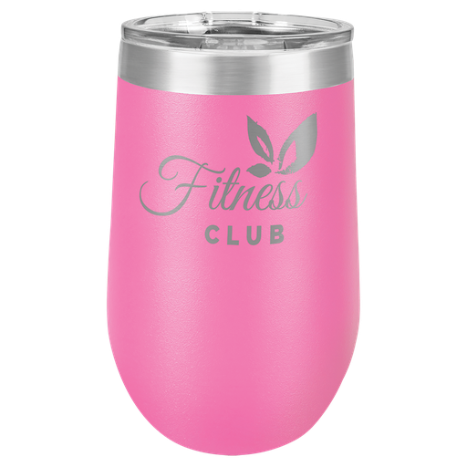 [LTM805] Polar Camel 16 oz. Pink Vacuum Insulated Stemless Tumbler with Lid