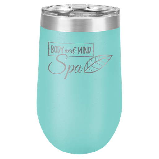 [LTM806] Polar Camel 16 oz. Teal Vacuum Insulated Stemless Tumbler w/Lid
