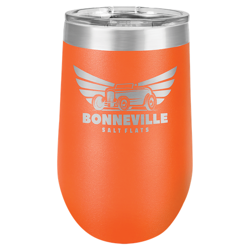 [LTM812] Polar Camel 16 oz. Orange Vacuum Insulated Stemless Tumbler w/Lid