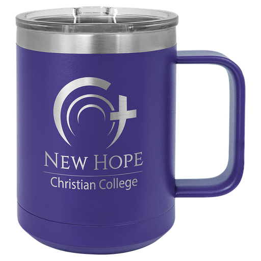[LCM109] Polar Camel 15 oz. Purple Vacuum Insulated Mug with Slider Lid