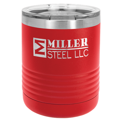 [LTM7103] Polar Camel Ringneck 10 oz. Red Vacuum Insulated Tumbler with Clear Lid