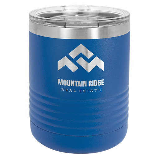 [LTM7104] Polar Camel Ringneck 10 oz. Royal Blue Vacuum Insulated Tumbler with Clear Lid