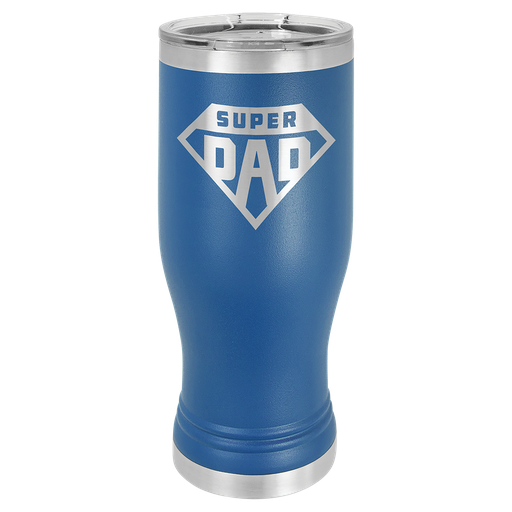 [LTM974] Royal Blue 20 oz. Polar Camel Pilsner w/Clear Lid