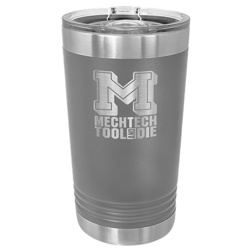 [LTM760] Dark Gray 16 oz. Polar Camel Pint with Slider Lid