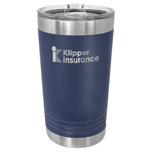 [LTM761] Navy Blue 16 oz. Polar Camel Pint with Slider Lid