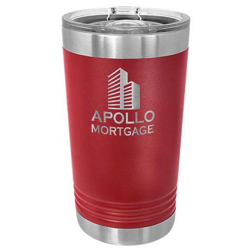 [LTM763] Maroon 16 oz. Polar Camel Pint with Slider Lid