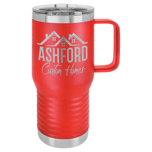 [LCM203] Polar Camel 20 oz. Red Vacuum Insulated Travel Mug with Slider Lid