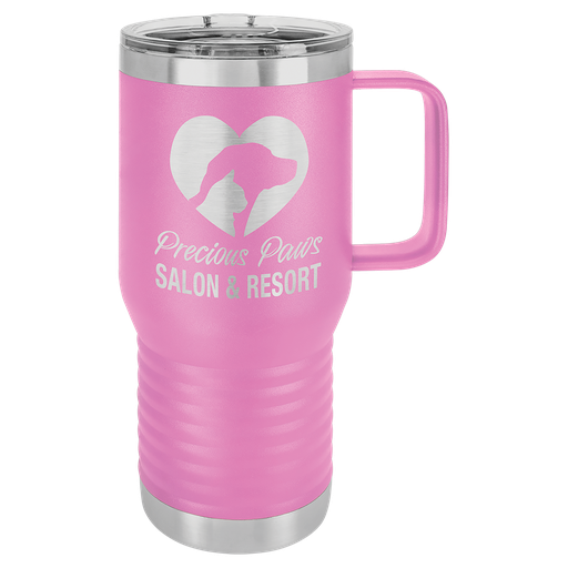 [LCM208] Polar Camel 20 oz. Light Purple Vacuum Insulated Travel Mug with Slider Lid