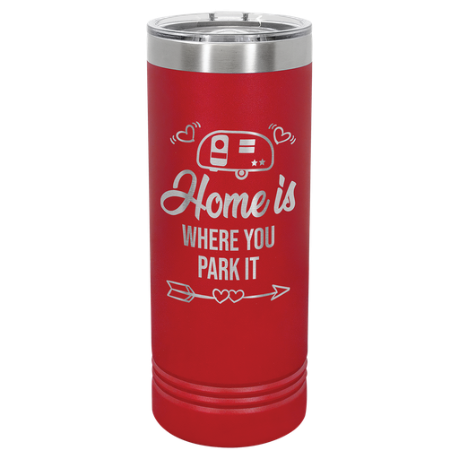 [LTM7003] Polar Camel 22 oz. Red Skinny Tumbler with Slider Lid