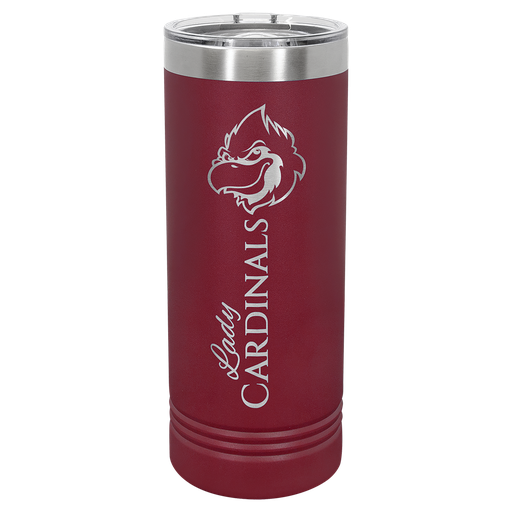 [LTM7013] Polar Camel 22 oz. Maroon Skinny Tumbler with Slider Lid