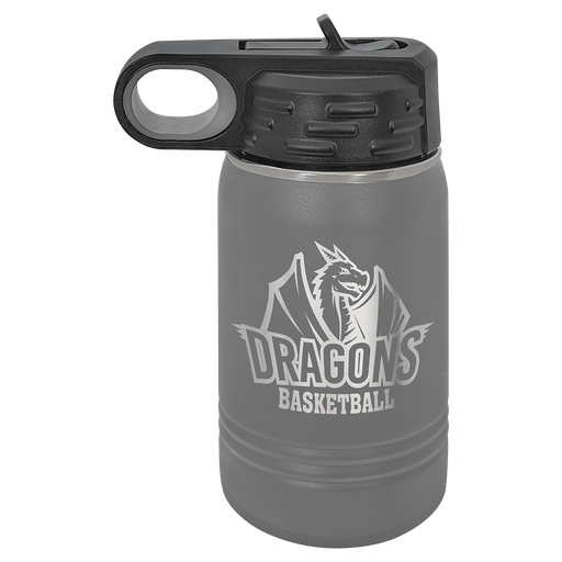 [LWB060] 12 oz. Dark Gray Polar Camel Water Bottle