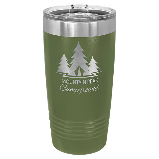 [LTM7269] Polar Camel 20 oz. Olive Green Ringneck Insulated Tumbler with/Slider Lid